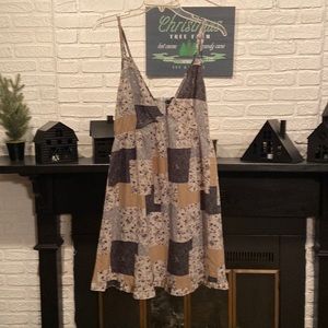 SHEIN patchwork dress v neck size M